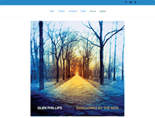Tablet Screenshot of glenphillips.com